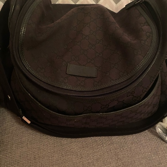 Authentic Gucci Diaper bag - black